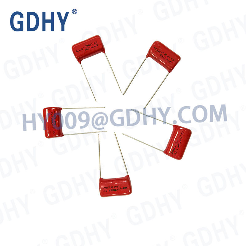 Red 562nF CBB Polypropylene Film Capacitor 1600VDC